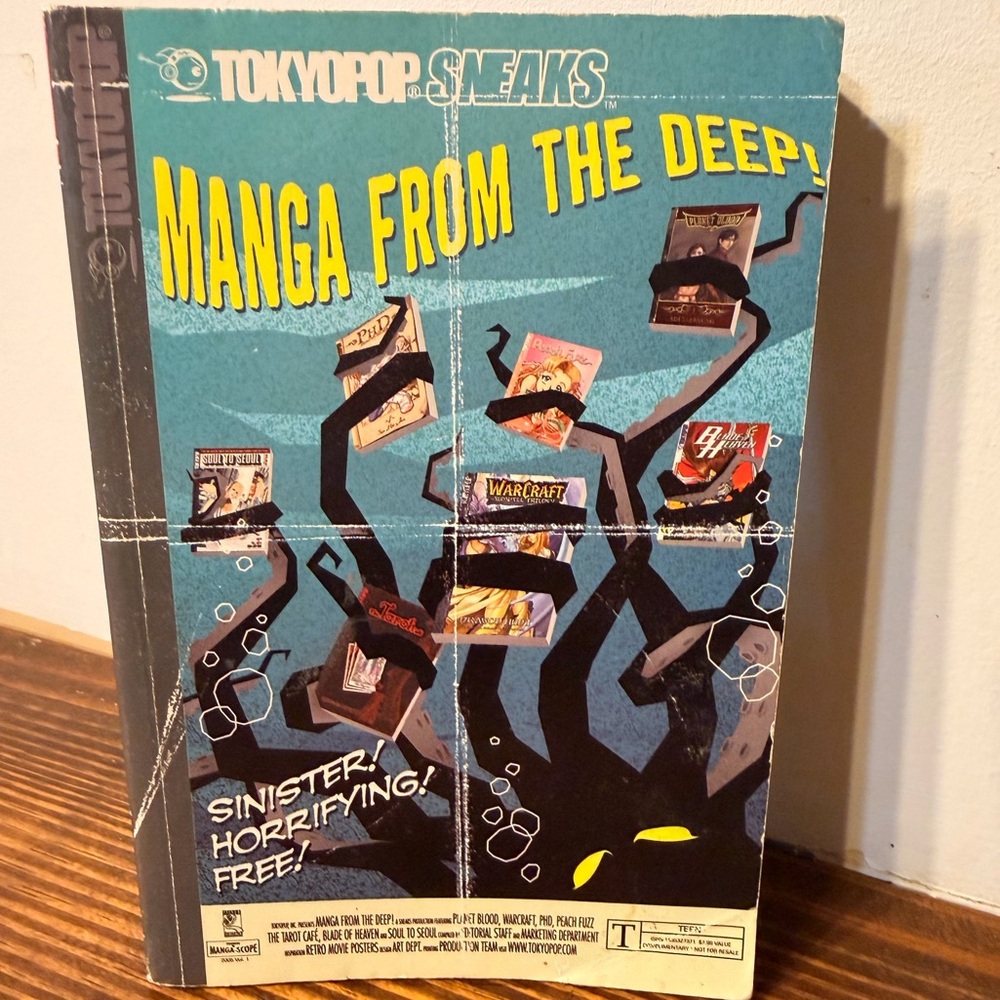Manga from the Deep paperback book comic graphic novel